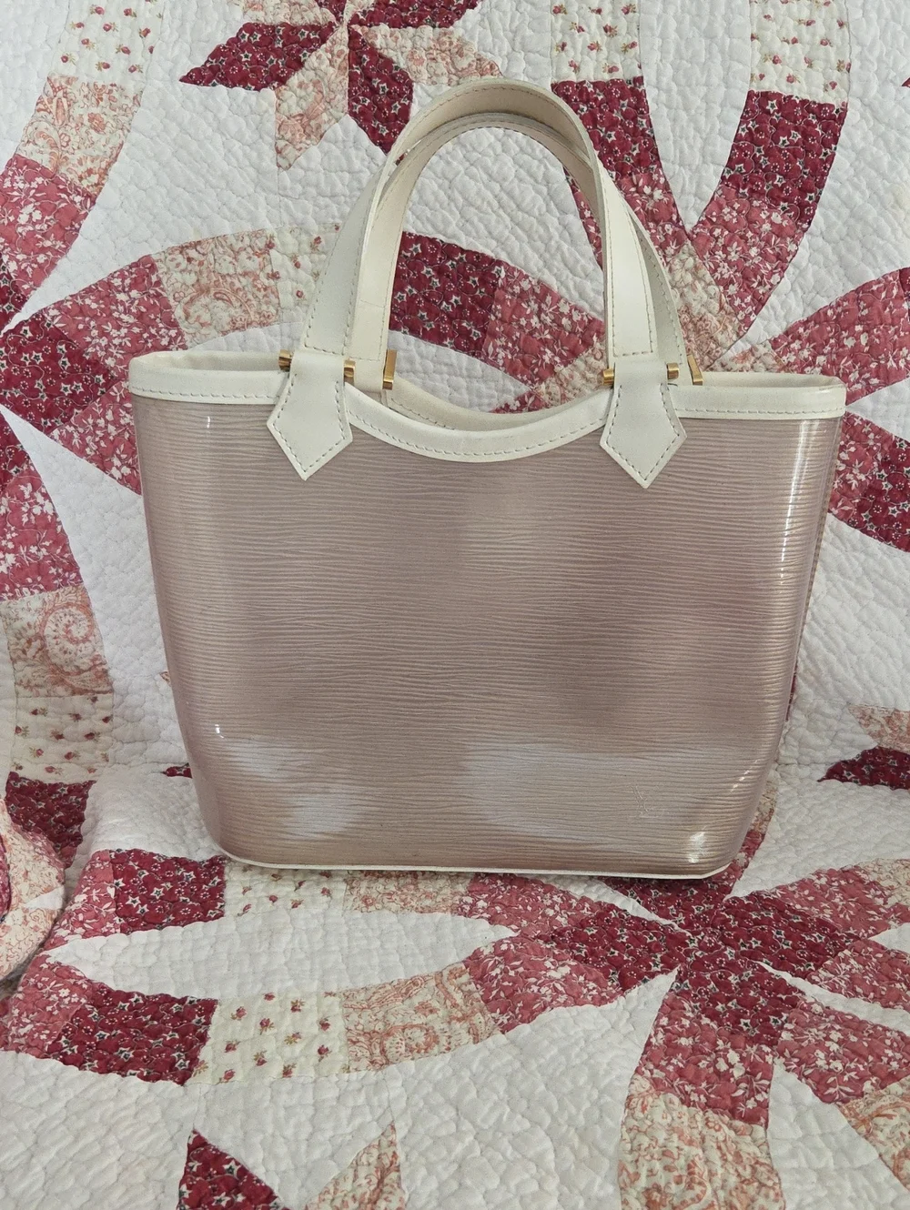 Louis Vuitton Epi Plage Lagoon Bay Clear Rare w/ unbranded insert organizer
